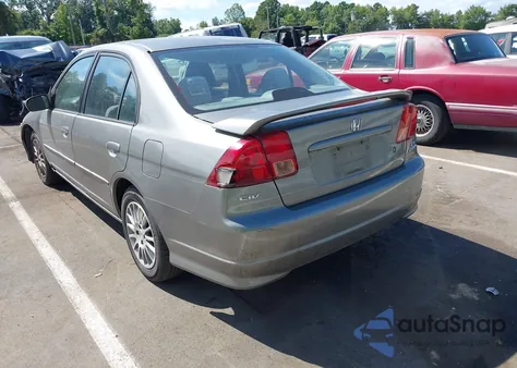 2005 Honda Civic Ex из США, поврежденный, VIN 2HGES26795H574701